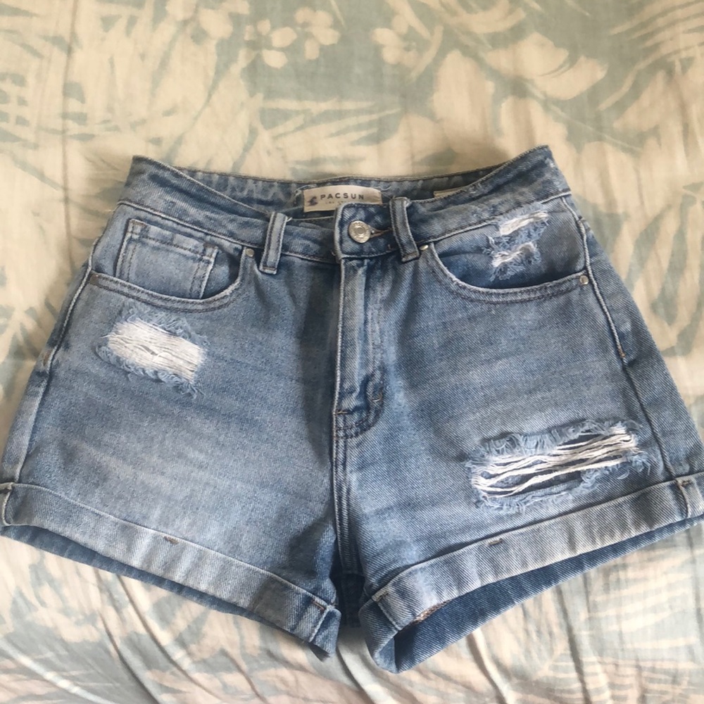 PacSun Denim Mom Shorts